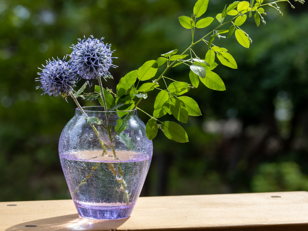 税込?送料無料 凍れ花器 ピンク-北一硝子 華やぎ 北一硝子 一輪挿し 